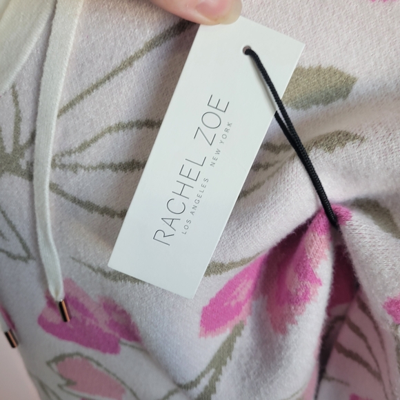 Rachel Zoe Pink Floral Hoodie - Picture 7 of 7